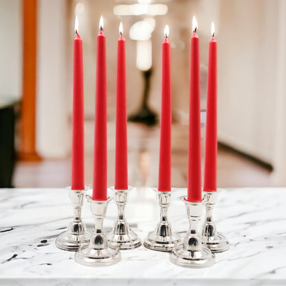 Lumanare Decorativa, Klevo, pentru Masa, 25 cm, din Parafina, fara Fum, Ardere 7.5h, Rosu
