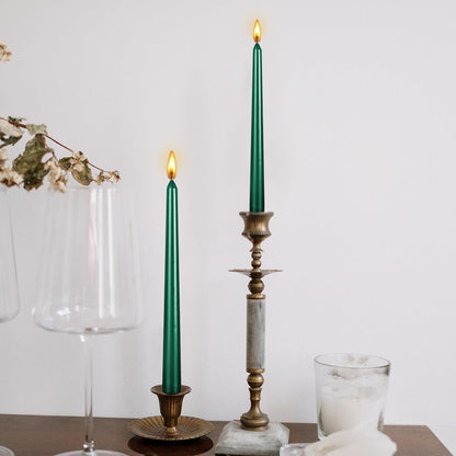 Lumanare Decorativa, Klevo, pentru Masa, 25 cm, din Parafina, fara Fum, Ardere 7.5h, Verde