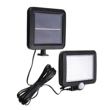 Lumina cu incarcare solara, 56 LED cu 1 grila pe inductie, montaj pe perete, Klevo