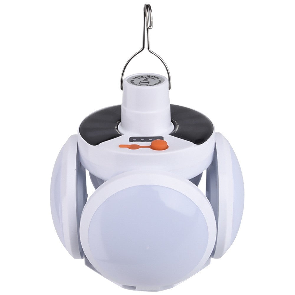 Lampa solara cu 25 LED-uri, pliabila, prindere carlig cu 5 moduri de iluminare, Klevo