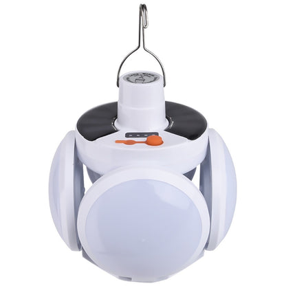 Lampa solara cu 25 LED-uri, pliabila, prindere carlig cu 5 moduri de iluminare, Klevo