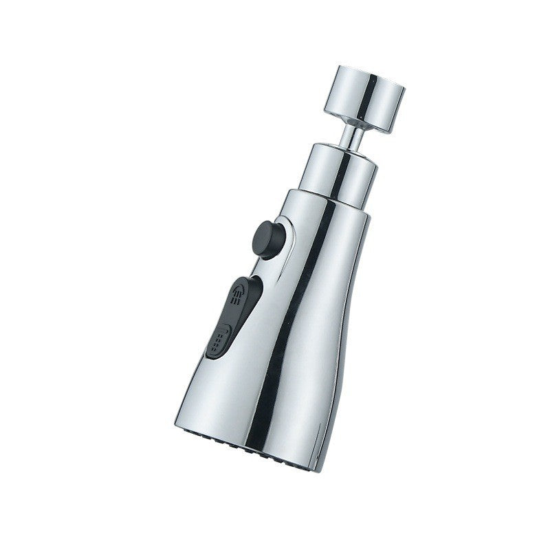 Extensie Robinet Bucatarie, Klevo, Universal, 3 Moduri de Curgere Apa, Otel Inoxidabil, Rotire 360 de Grade, Cap Pivotant, Adaptor Baterie Bucatarie, 9.7x5.1 cm, Gri