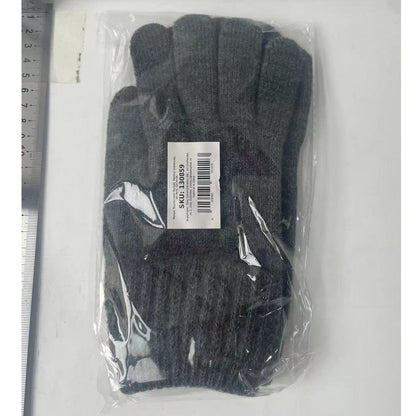 Manusi de Barbat, Klevo, Model H, Functie Touchscreen (ecran tactil), Material Acril Tricotat, Manseta Elastica, Interior Catifelat, Marime Universala, Gri Inchis