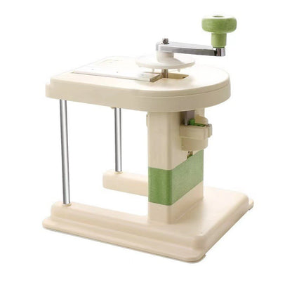 Masina Manuala pentru Maruntit Varza, Klevo, cu Maner Rotativ, Lame din Inox, Corp din Plastic, pentru Legume si Fructe, 20 x 20 x 15 cm, Alb