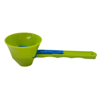 Lingura pentru Proteine, Klevo, Lingura cu Palnie Culisanta, Lingura Dozator pentru Lapte Praf si Suplimente, 12.5 cm, Verde