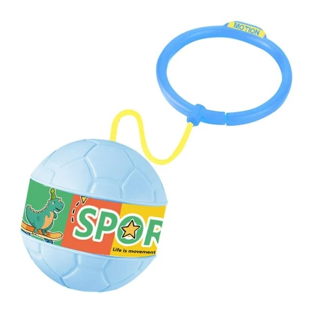 Minge pentru Sarit, Klevo, Tip Coarda Hula Hoop, Cerc 12 cm, Coarda 52 cm, Minge 12 x 11 cm, Functie Iluminat, 4-6 Ani, Plastic, Albastru