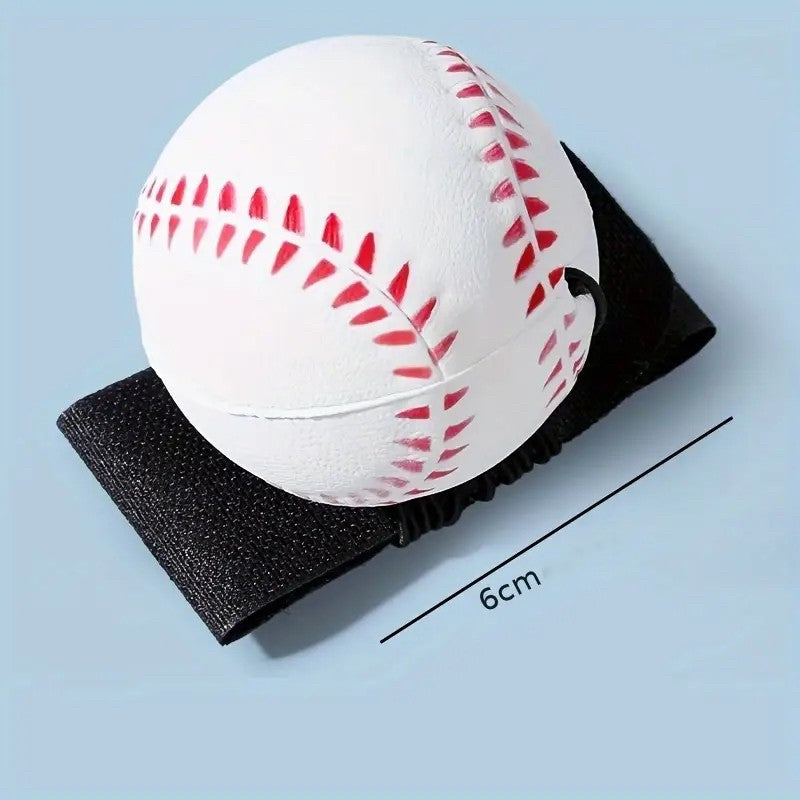 Minge Saltareata Hiperelastica, Klevo, Model Minge de Baseball cu Fixare de Mana, Space Moon Ball foarte Elastica, Antistress pentru Copii, Diametru