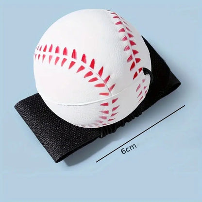 Minge Saltareata Hiperelastica, Klevo, Model Minge de Baseball cu Fixare de Mana, Space Moon Ball foarte Elastica, Antistress pentru Copii, Diametru