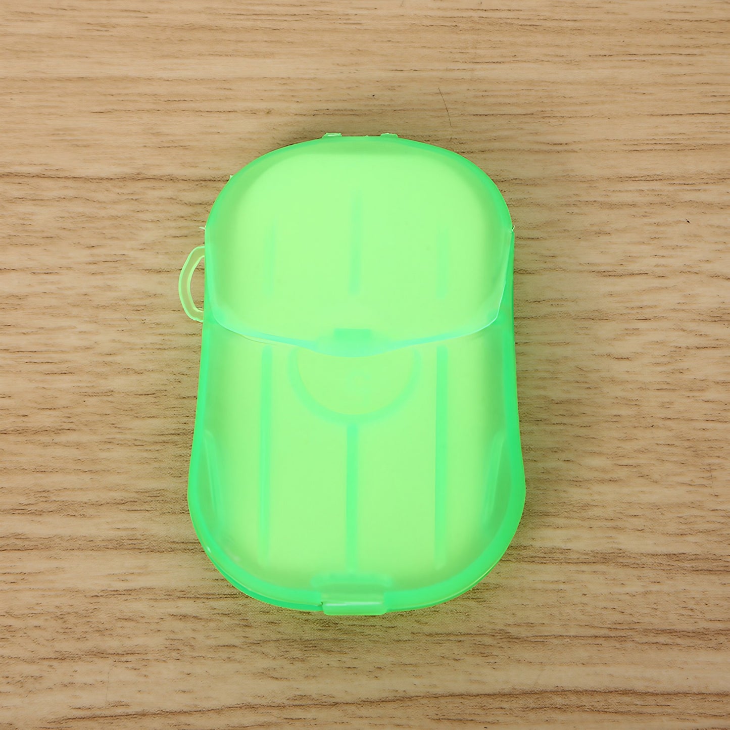 Mini Cutie de Sapun din Hartie, Klevo, de Unica Folosinta, Portabila, Potrivit pentru Calatorii, 20 buc, Verde