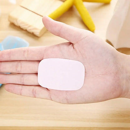 Mini Cutie de Sapun din Hartie, Klevo, de Unica Folosinta, Portabila, Potrivit pentru Calatorii, 20 buc, Portocaliu