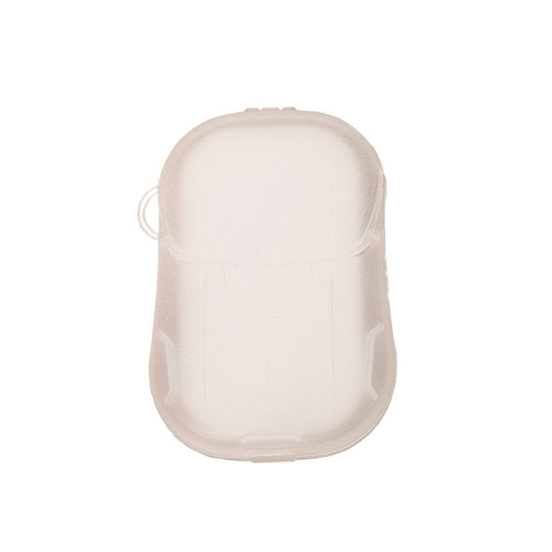 Mini Cutie de Sapun din Hartie, Klevo, de Unica Folosinta, Portabila, Potrivit pentru Calatorii, 20 buc, Alb