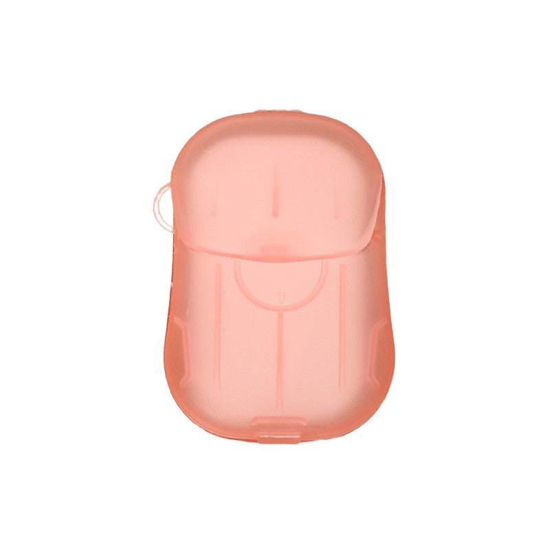Mini Cutie de Sapun din Hartie, Klevo, de Unica Folosinta, Portabila, Potrivit pentru Calatorii, 20 buc, Portocaliu