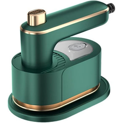 Mini Fier de Calcat, Klevo, Pliabil si Portabil, Calcare Verticala/Orizonala, cu Abur, 50 ml, 40W, 10.5 x 12 cm, Verde