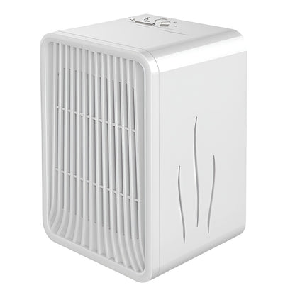Mini Incalzitor pentru Birou, Klevo, Incalzire si Racire, 1000-1200W, cu Lumini, cu Maner, Lungime Cablu 1.5 m, 3 Trepte de Temperatura, 15.3x13.8x22.5 cm, Alb