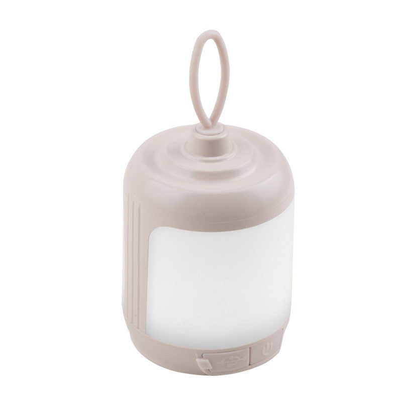 Mini Lampa LED de Camping, Klevo, pentru Aer Liber, Reincarcabila USB Type C, 3 Trepte de Lumina, Portabila, 13.8 x 6.5 cm, 5V, Alb