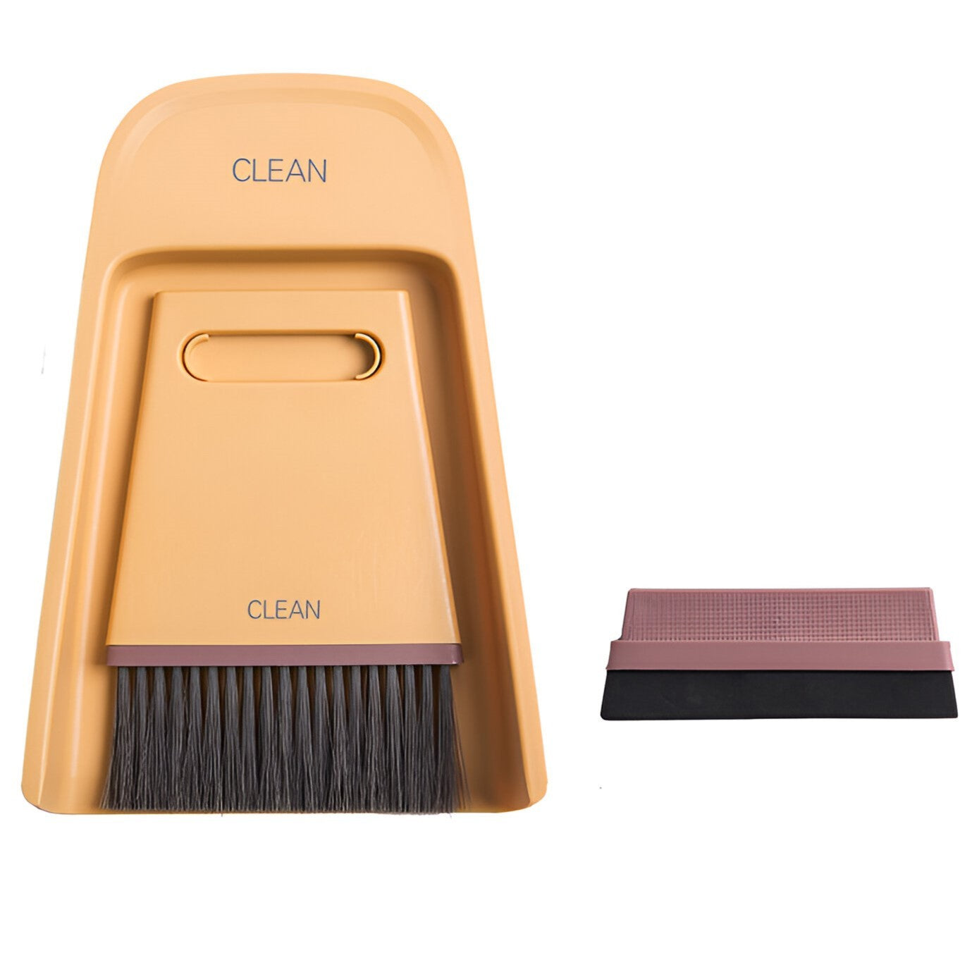 Set Mini Matura si Faras, Klevo, Uz Casnic, Doua Perii, pentru Birou, Bucatarie, Casa, 19.5x13.8x3.6 cm, Galben
