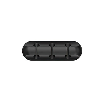 Organizator de Cabluri, Klevo, Autoadeziv, Multifunctional, 3 Locuri de Suport, 6.4x2.2cm, Negru