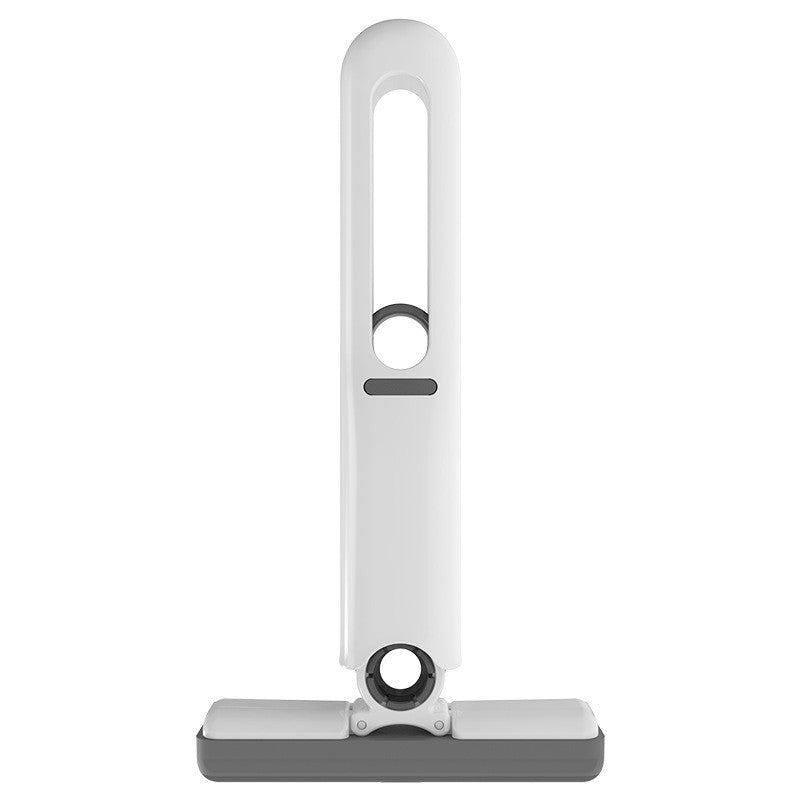 Mop de Mana Klevo, Mini-Portabil, cu Sistem de Stoarcere, Dispozitiv de Curatat Manual, cu Burete Absorbant, din PVA, 29.5 x 15.5 cm, 2 Rezerve, Alb