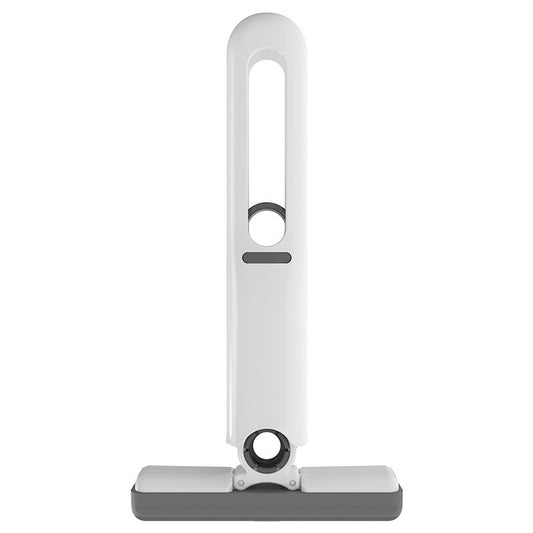 Mop de Mana Klevo, Mini-Portabil, cu Sistem de Stoarcere, Dispozitiv de Curatat Manual, cu Burete Absorbant, din PVA, 29.5 x 15.5 cm, 3 Rezerve, Alb