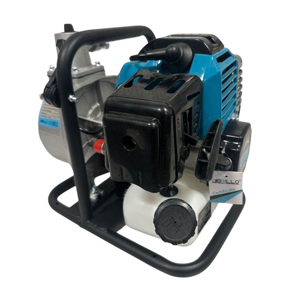Motopompa Brillo 4 CP, benzina 2T, racord 1", debit 9000l/h