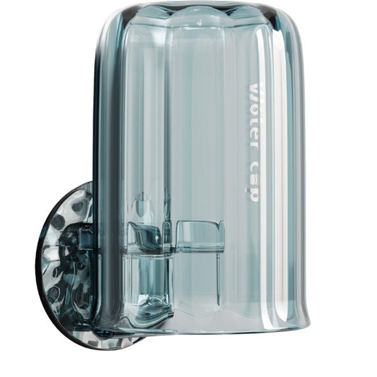 Suport Multifunctional 2 in 1, Pahar si Suport pentru Periuta de Dinti, Klevo, Plastic, Dimensiune: 10.4 x 7.3 x 7.3 cm, Albastru