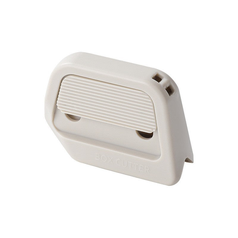 Cutter Portabil, Klevo, din ABS, Magnetic, Lama Ceramica, Autoretractabila, Universal, Alb