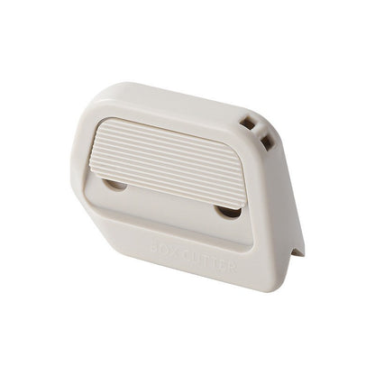 Cutter Portabil, Klevo, din ABS, Magnetic, Lama Ceramica, Autoretractabila, Universal, Alb