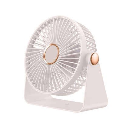 Ventilator 2in1, Klevo, de Masa/de Perete, Incarcare USB, 3.7 V, 4.5 W, 1200 mAh, 17.5 x 17 x 7.6 cm, Alb