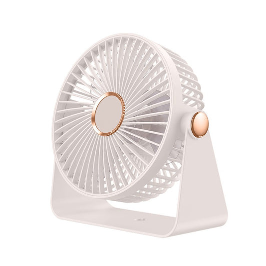Ventilator 2in1, Klevo, de Masa/de Perete, Incarcare USB, 3.7 V, 4.5 W, 1200 mAh, 17.5 x 17 x 7.6 cm, Alb