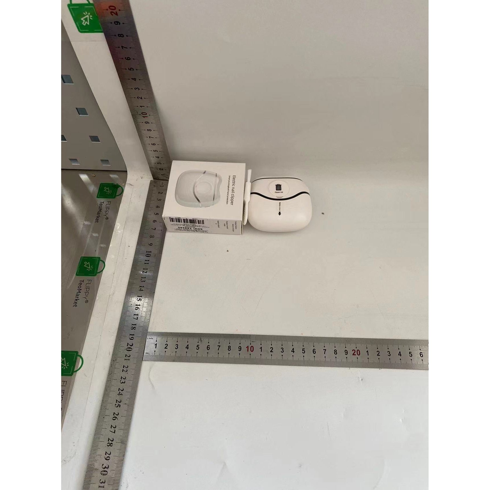 Unghiera Electrica, Klevo, Pentru Copii si Adulti, Portabila cu 2 Baterii AA, Zgomot redus 50 db, 7.4 x 7.3 x 3 cm, Alb Negru