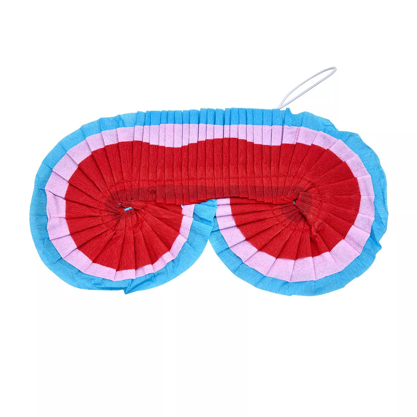 Masca BLINDFOLD pentru Pinata, Klevo, Set 3 bucati, Accesoriu pentru Pinata din Hartie Creponata, 17 x 8.4 cm, Multicolor