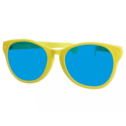 Ochelari Deghizare, Klevo, Marime Exagerata, din Plastic, 26 x 9 cm, Galben