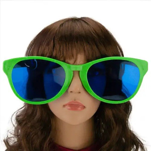 Ochelari Deghizare, Klevo, Marime Exagerata, din Plastic, 26 x 9 cm, Verde