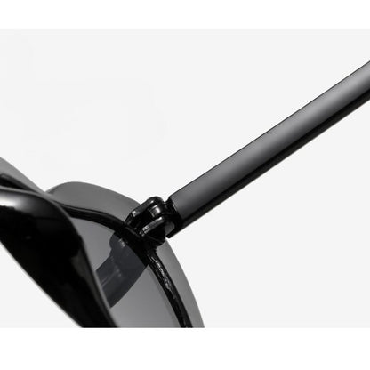 Ochelari in Forma de Inima, Klevo, pentru Petrecerea Burlacitelor, Tematica Nunta, Protectie Soare, 14.7x4.9x14.2 cm, Negru