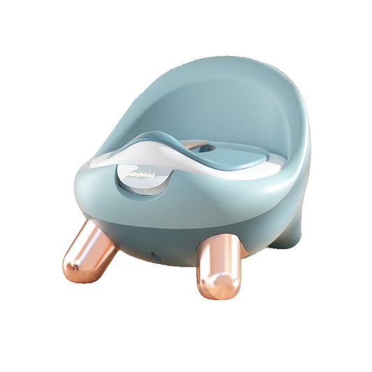 Olita pentru Copii, Klevo, +1an, Portabila, cu Capac, Model Prietenos, Non-Toxic, Compartiment Detasabil, cu 4 Picioare, Usor de Curatat, Verde Gold