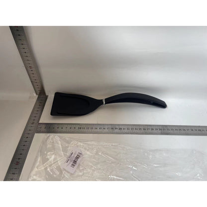 Spatula Multifunctionala tip Cleste, Klevo, Spatula Cleste pentru Gatit, Silicon PP, pentru Alimente, Carne, Paine, 31 x 8.5 cm Negru