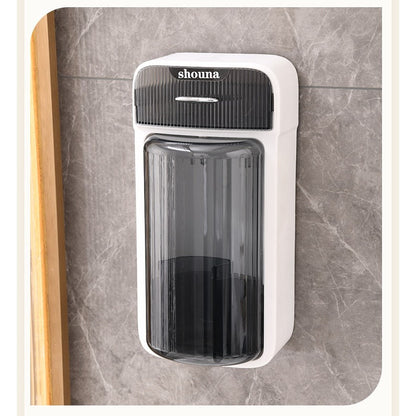Organizator Baie, Klevo, 4 Compartimente si 1 Sertar, Rotire 360 Grade, din PP+PET, 27.5 x 16 x 11 cm, Alb/Negru
