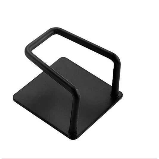 Organizator bucatarie Klevo cu adeziv, carlig-suport pentru burete, accesorii bucatarie, 5x5x3,5 cm, otel inoxidabil, negru