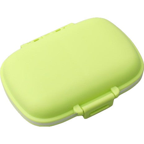Organizator medicamente, Plastic, 8 compartimente, 0.1 L, Verde, Klevo, 11 x 7 cm