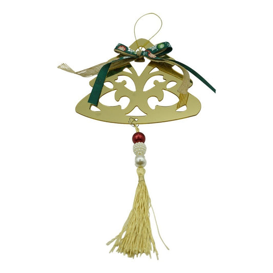 Ornament brad, Klevo, Brad, Auriu, Lucios, 15*28CM, Acril, Interior/ Exterior
