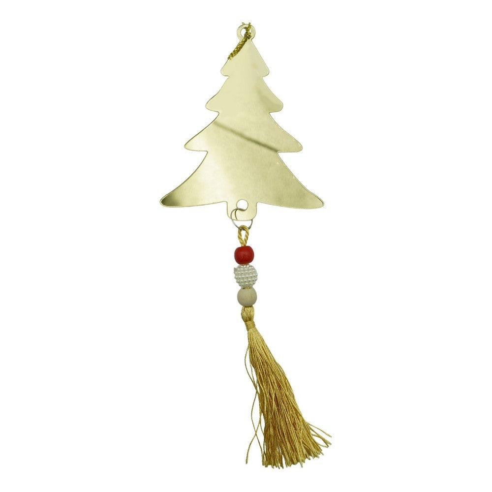 Ornament brad, Klevo, Brad, Auriu, Lucios, 8*23CM, Acril, Interior/ Exterior