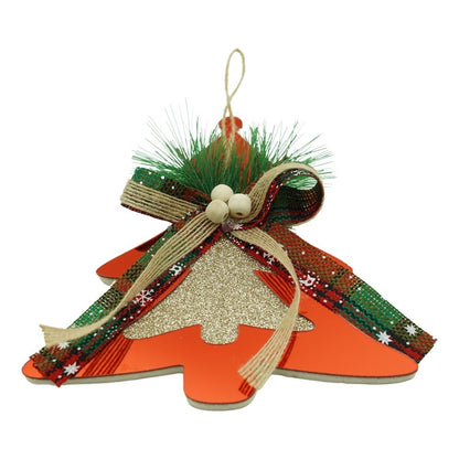 Ornament brad, Klevo, Brad, Rosu, Lucios, 14*16CM, Acril, Interior/ Exterior