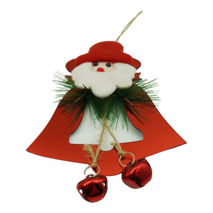 Ornament brad, Klevo, Clopotel, Rosu, Lucios, 15*20CM, Acril, Interior/ Exterior