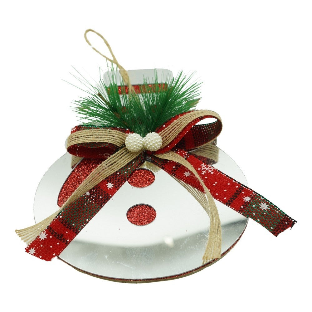 Ornament brad, Klevo, Om de zapada, Argintiu, Lucios, 14*17CM, Acril, Interior/ Exterior
