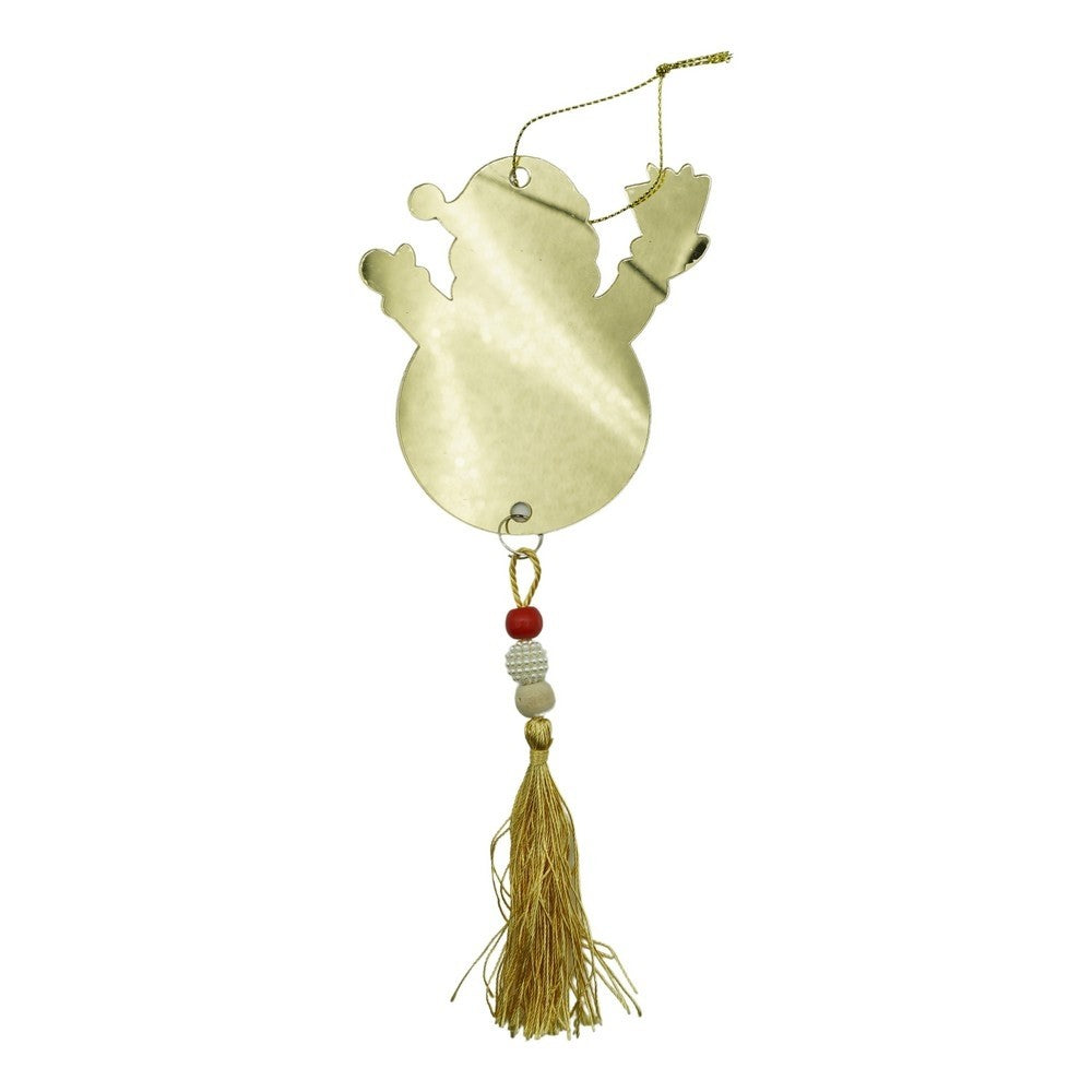 Ornament brad, Klevo, Om de zapada, Auriu, Lucios, 10*23CM, Acril, Interior/ Exterior