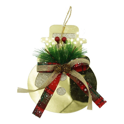 Ornament brad, Klevo, Om de zapada, Auriu, Lucios, 16*17CM, Acril, Interior/ Exterior
