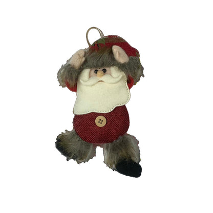 Figurina de Craciun, Klevo, pentru Brad, Tip Mos Craciun, 5 x 7 cm, Multicolor