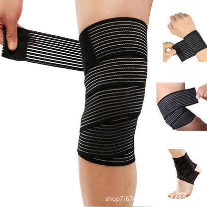 Orteza Elastica, Klevo, Pentru Picior/Mana, cu Prindere Velcro, 7.5 x 180 cm, din Nailon, Negru