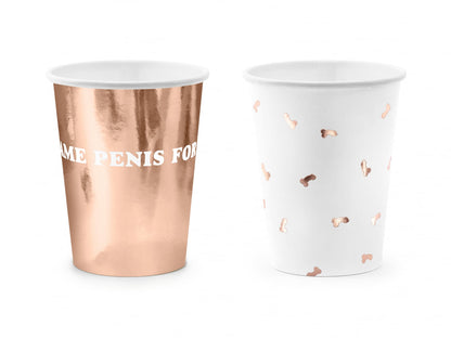 Pahare Același penis pentru totdeauna 220 ml (1 set. / 6 buc.)