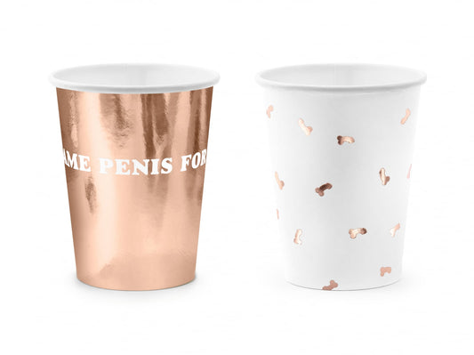 Pahare Același penis pentru totdeauna 220 ml (1 set. / 6 buc.)